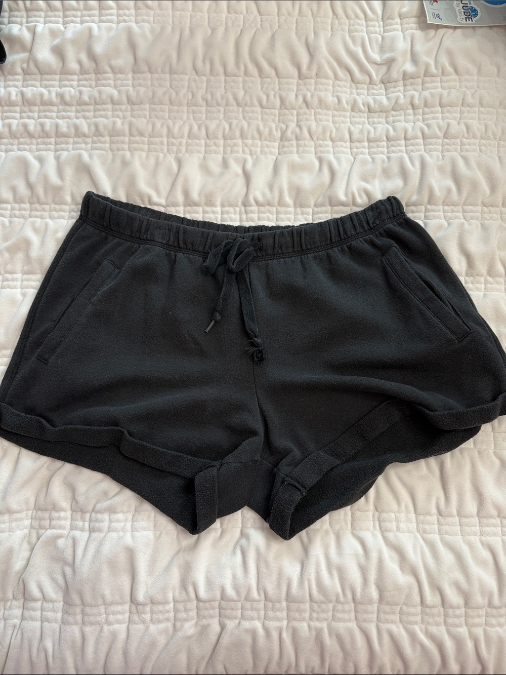 PINK Victoria's Secret Black Lounge Shorts